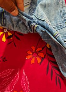 Blue Denim Cargo Shorts