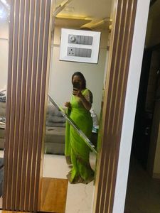 Green Colour Wedding Wear Saree