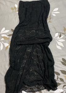 Sheer A-Line Skirt