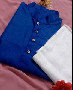 Elegant Royal Blue Kurta Set for Men