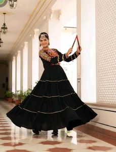New Navratri Anarkali with full gher
