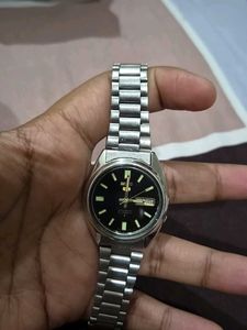 Seiko 5 Black automatic