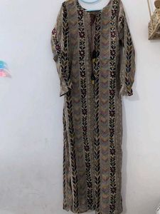 Multicolored Kurta with Tassel Detail