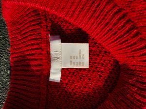 H&amp;M Red Pullover Sweater