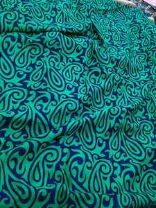 Green & Blue Dress Material