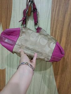 Coach Monogram Shoulder Bag