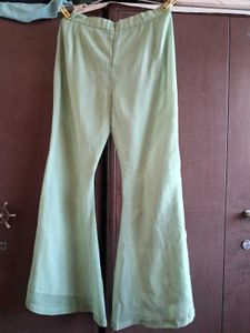 Pastel Print Kurta with Palazzo Pants