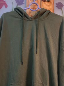 Olive Green Hoodie roadster