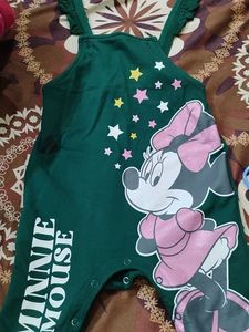 Cute Minnie Mouse Baby Jumpsuit