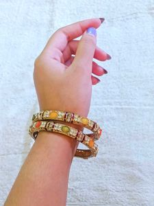 Designer Stone Bangles/Churi