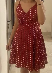 polka dot dress