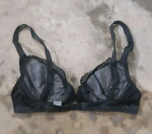 Black Lace Bra