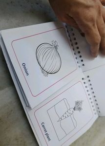 Vegetables colouring book