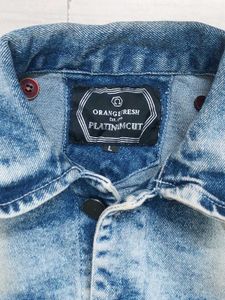 Vintage Men's Acid Wash Denim Jacket