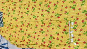 Floral Print Short Kurti