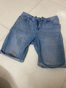 Light Wash Denim Shorts