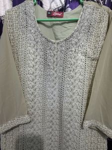 Elegant Chikankari Kurta Set with Dupatta