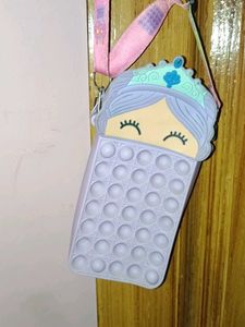 Cute Pop It Pouch with Strap