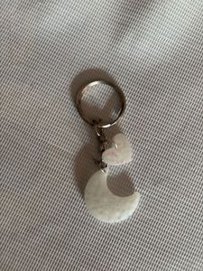 Moon Charm Keychain