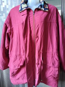 Vintage Red Utility Jacket