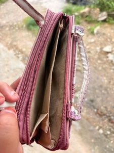 Chic Striped Wallet/Bag