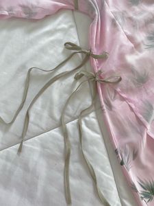 Vintage Pink Floral Cheongsam Dress