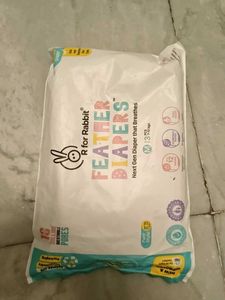 R for Rabbit Feather Diapers