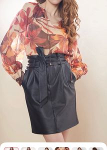 Vero Moda Chic Floral Sheer Blouse