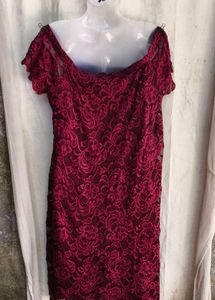 Elegant Lace Off-Shoulder Dress