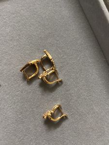 Sparkling Gold Anti tarnish Earrings Set