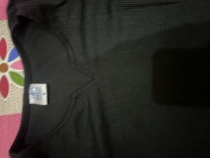 Classic Black Long Sleeve Top