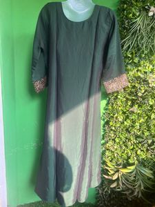 Never used Green Embroidered KurtaM to XXL