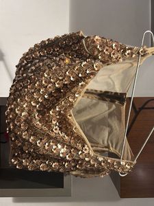 Sequin Embellished predraped saree