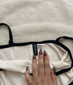 White Spaghetti Strap Mini Dress with Heart