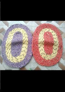 Oval Braided door mat  Set