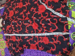 Red &amp; Black Floral Print Shirt
