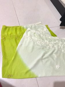 pakistani kurta duptta set with chudidar pant