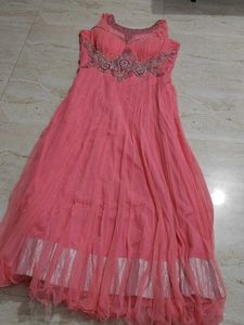 Beautiful Pink Embellished Kurta Set