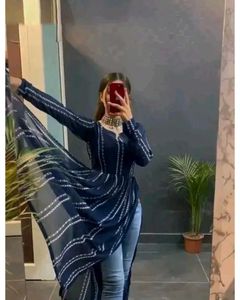 Navy Blue Designer Kurti
