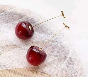 Cute Cherry Drop Earrings