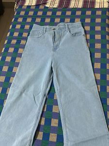 Light Blue Wide Leg Jeans