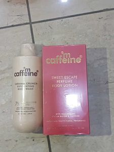 i'm caffeine Body Wash &Lotion set