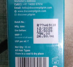 Pilgrim Advanced Hair Growth Serum