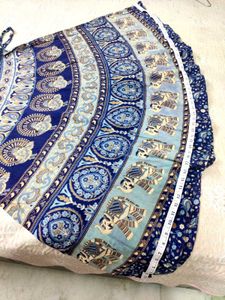 Boho Print Dress💙💚🤍
