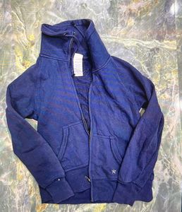 Cozy Blue Zip-Up Hoodie