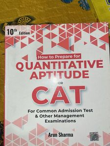 Quantitative aptitude for CAT