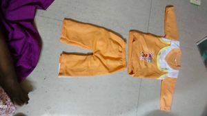 Cute Orange &amp; White Baby Set
