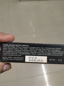 Colorbar Everlasting Matte Lipstick