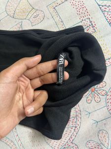 ZARA Sleeveless Turtle Neck Midi Dress