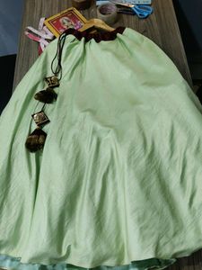 Beautiful Hand Work On Blouse Lehanga Choli Set